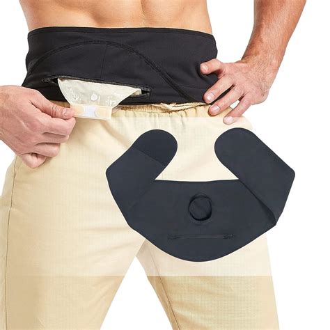 colostomy bag belts for men.